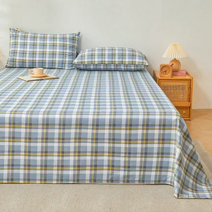 Modern Pure Cotton Plaid Bedspread - image 6