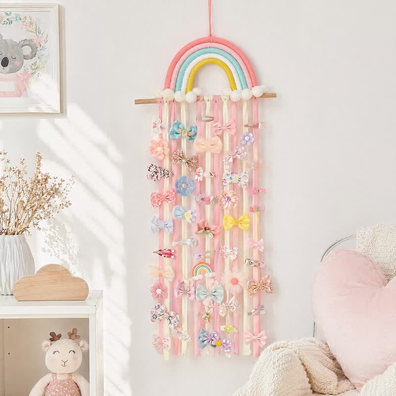 Handmade Nordic Rainbow Tassel Wall Hanging - image 2