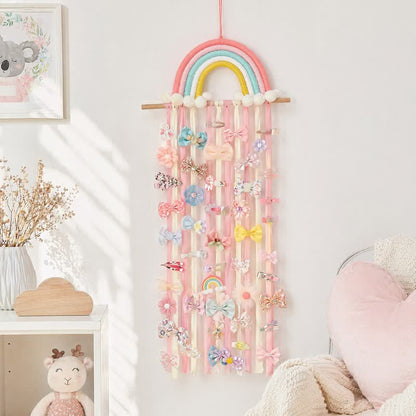 Handmade Nordic Rainbow Tassel Wall Hanging - image 2