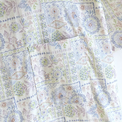 Ethnic Vintage Floral Cotton Kimono Robe - image 11