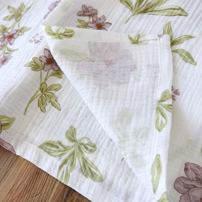 Violet Floral Cotton Kimono Robe - image 10