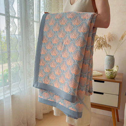 Jacquard Sea Shell 3-Layer Muslin Cotton Quilt - image 8