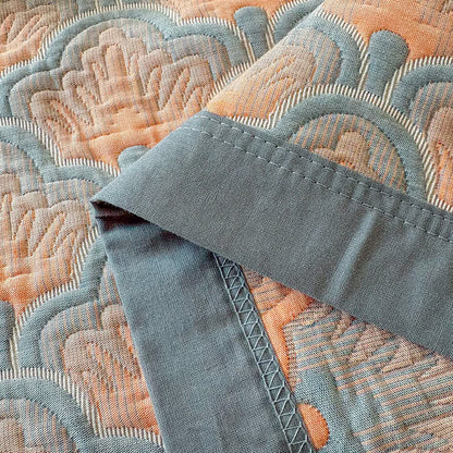 Jacquard Sea Shell 3-Layer Muslin Cotton Quilt - image 11