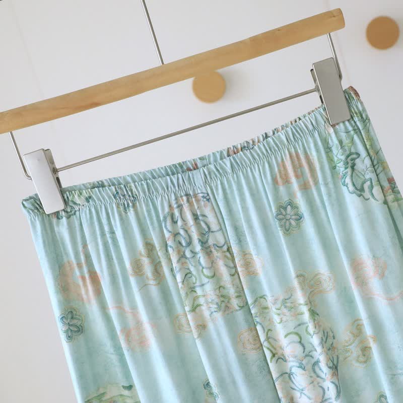 Oriental Traditional Floral Women's Pajamas - image 5