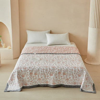Pink Ocean Life Reversible Quilt Set - image 6