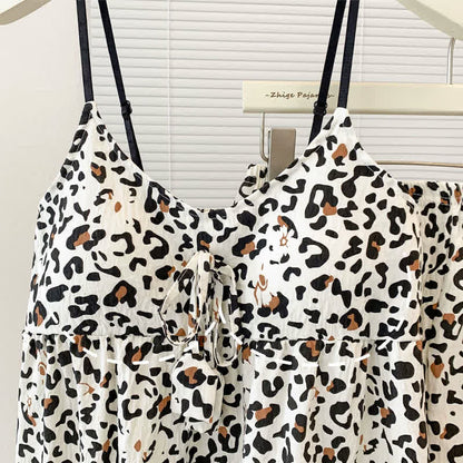 Leopard Print Tassel House Dress - image 8