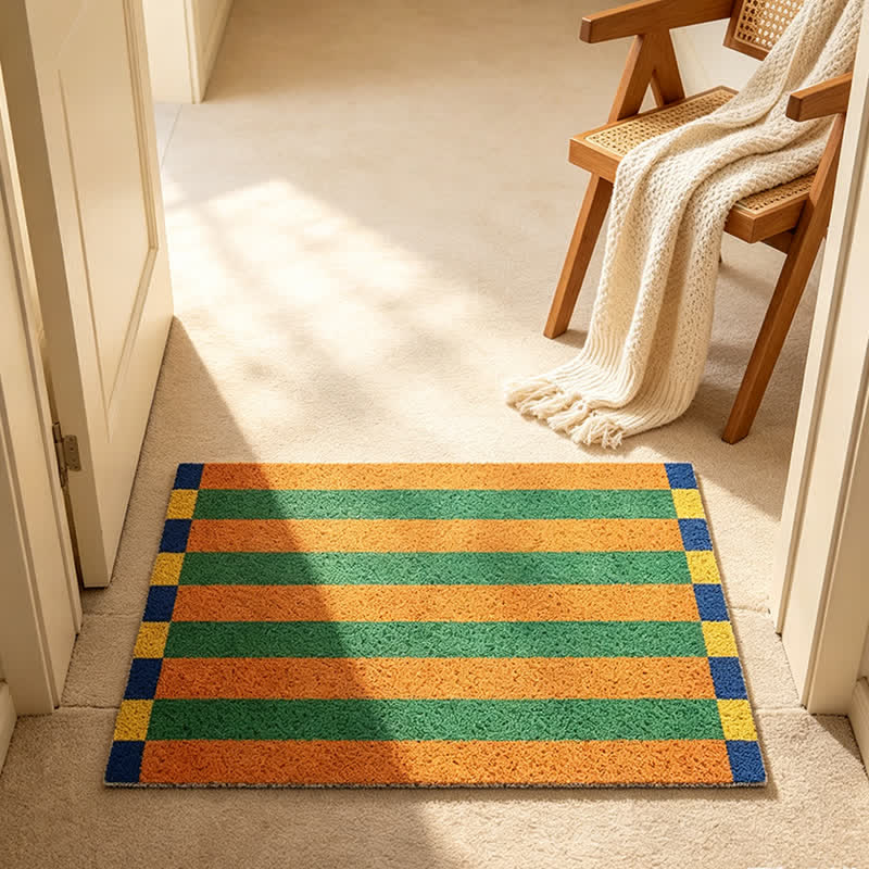 Modern Striped Decorative Entryway Rug - image 2