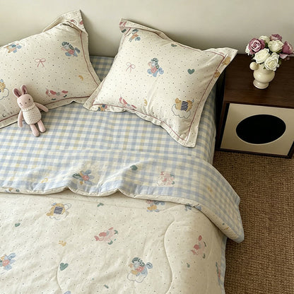 Pure Cotton Whimsical Print Bedding Set - image 1