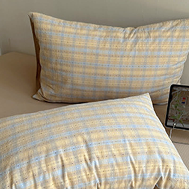 Modern Stripe Washed Cotton Bedding Set - image 3