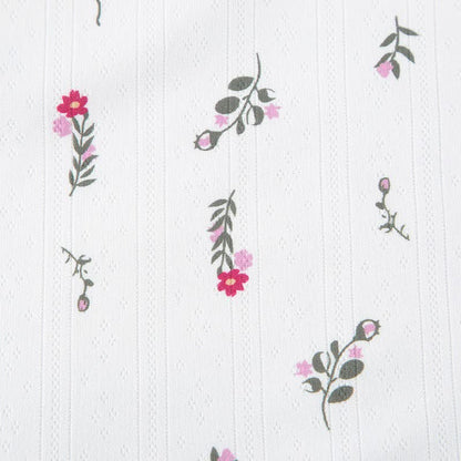 White Floral Sleeveless Lounge Slip Dress - image 10