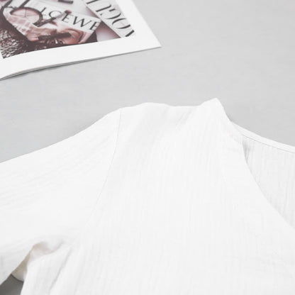 Long Sleeve Top & Shorts Pajama Set - image 7