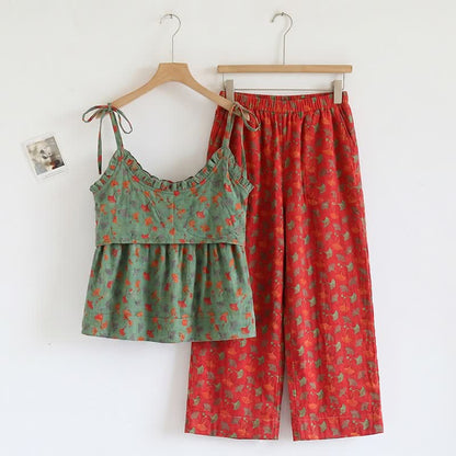 Ginkgo Biloba Leaf Cami Pajama Set - image 5