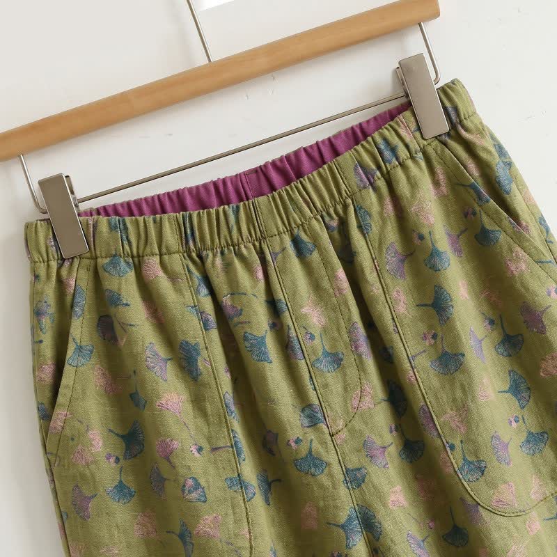 Ginkgo Biloba Leaf Cami Pajama Set - image 11