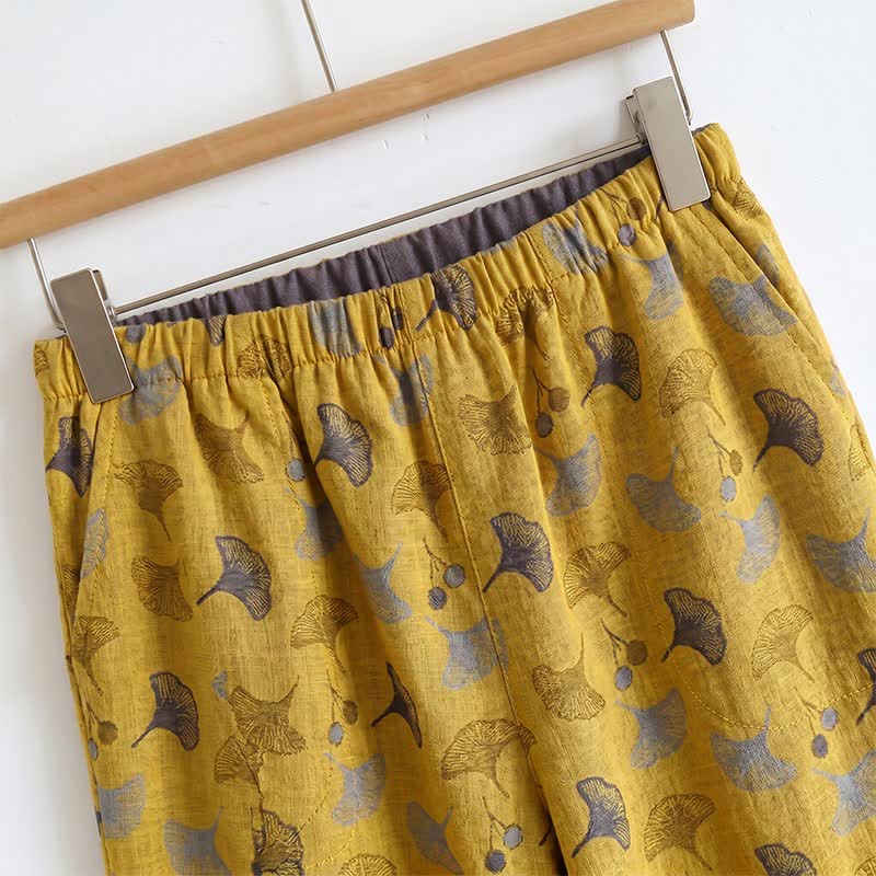 Ginkgo Biloba Leaf Cami Pajama Set - image 11