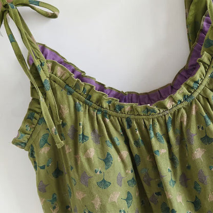 Ginkgo Biloba Leaf Cami Pajama Set - image 14