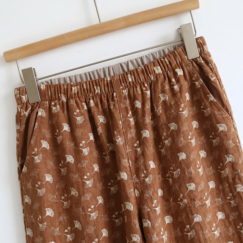 Ginkgo Biloba Leaf Cami Pajama Set - image 3