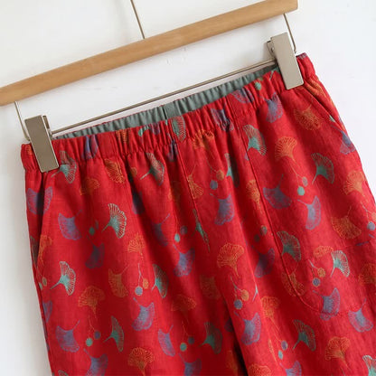 Ginkgo Biloba Leaf Cami Pajama Set - image 7