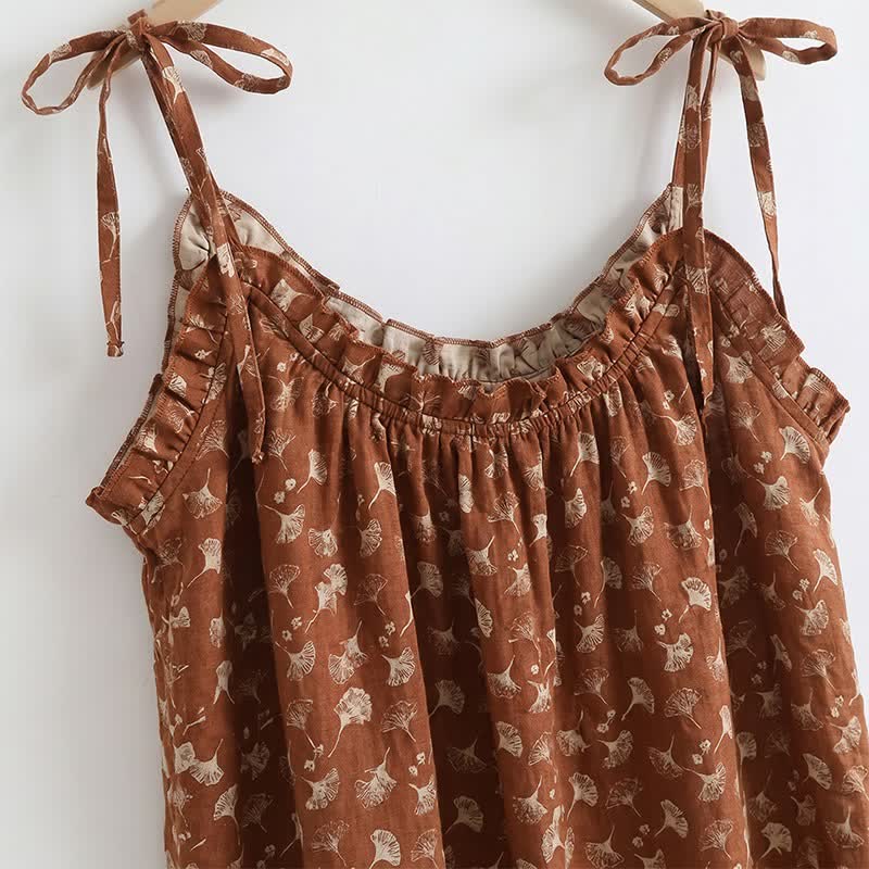Ginkgo Biloba Leaf Cami Pajama Set - image 2