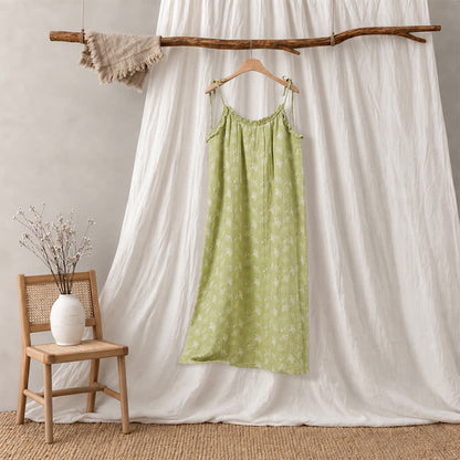 Fresh Ginkgo Cotton Cami Night Dress - image 2