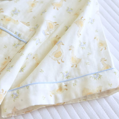 Cotton Duck Print Three Piece Loungewear - image 7