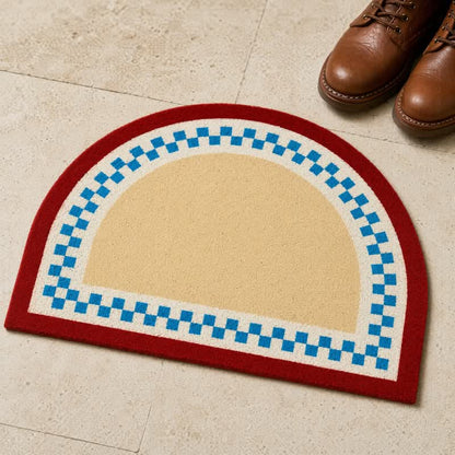 Half Moon Color Block Loop Pile Accent Rug - 31'' × 47'' - image 0