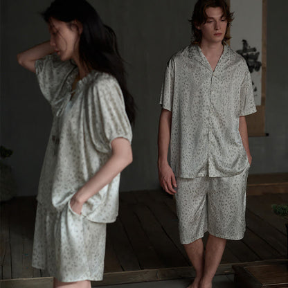His & Hers Silky Satin Loungewear Set - image 2