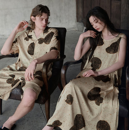 Matching Couple Shell Print Sleepwear Set - image 5