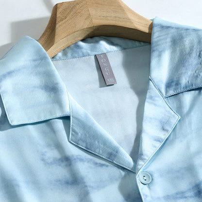 Blue Watercolor His & Hers Loungewear Set - image 15