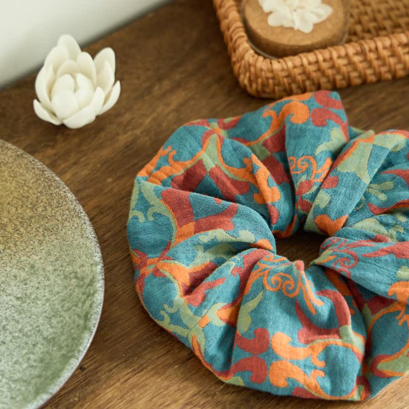 Boho Floral Scrunchies 3pc Set - image 5