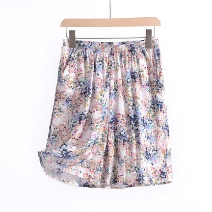 Summer Floral Cotton Smocked Waist Lounge Shorts - image 4