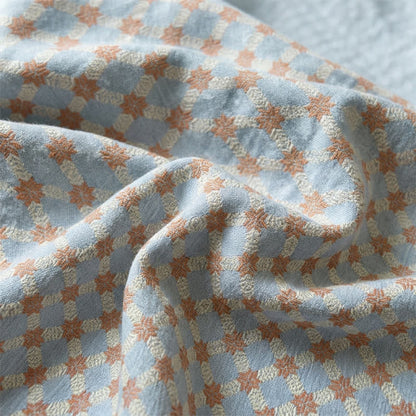Vintage Classic Floral Cotton Bedspread - image 5