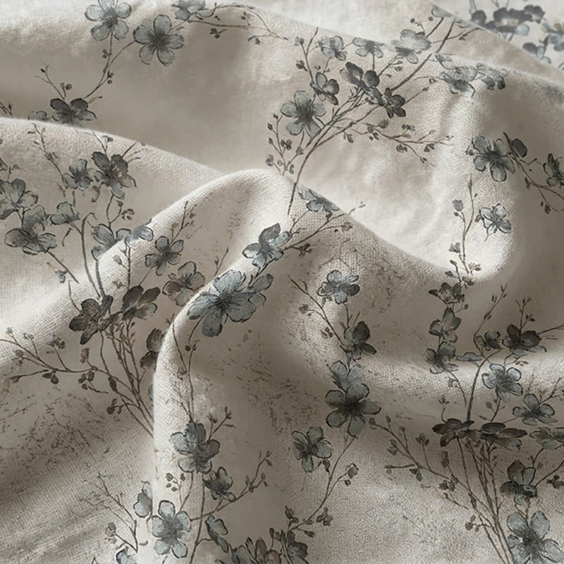 Pure Cotton Floral Vintage Bedspread - image 5