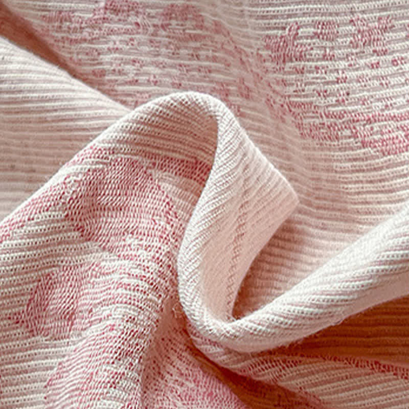 Washed Cotton Jacquard Botanical Bedding Set - image 2