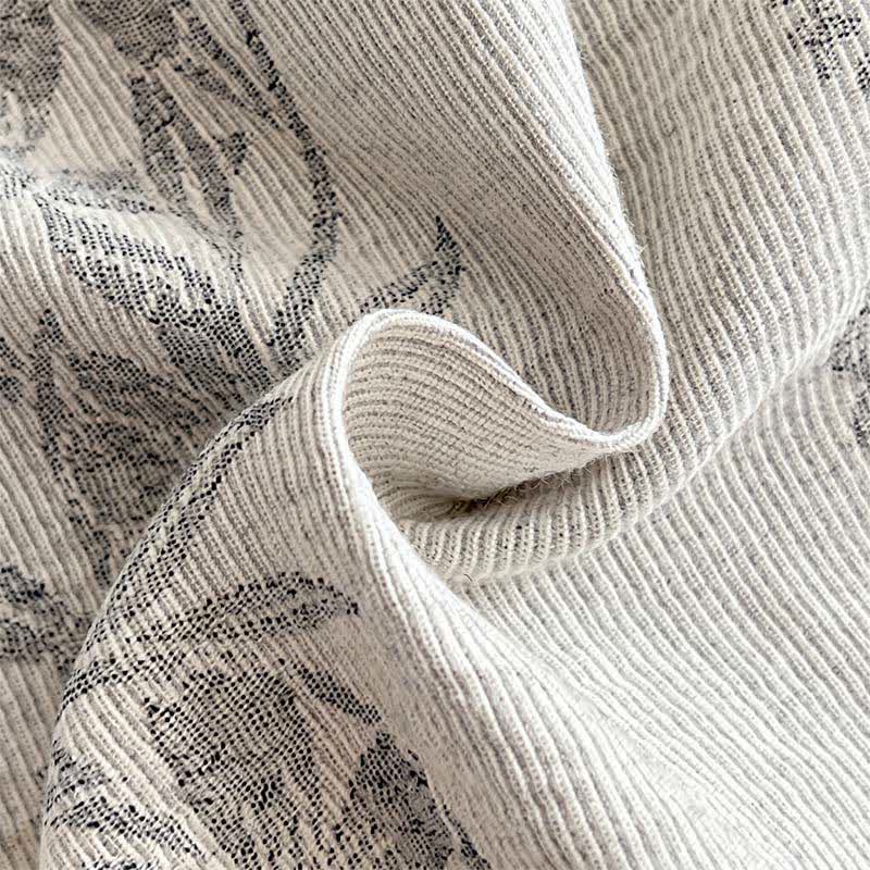Washed Cotton Jacquard Botanical Bedding Set - image 6