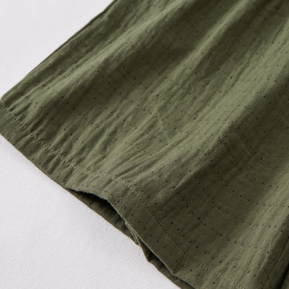 Relaxed Cotton Gauze Drawstring Lounge Shorts - image 42