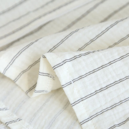 Relaxed Striped Camp Collar Summer Loungewear Set - image 10