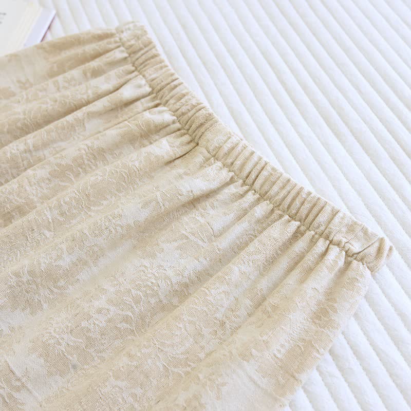 Minimalist-style Couple Button Front Loungewear Set - image 8