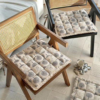 Vintage Country Floral Lace Chair Cushion - image 6