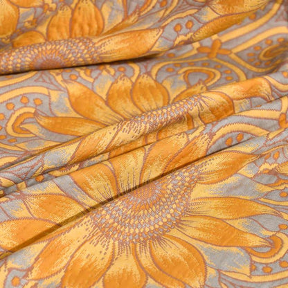 Boho Sunflower 3-Layer Muslin Cotton Quilt - image 14