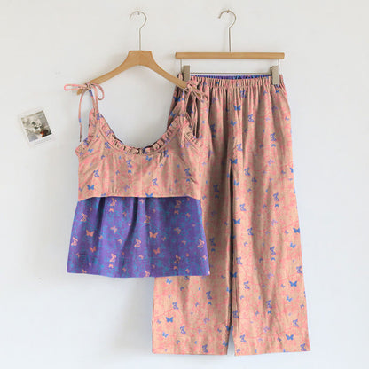 Butterfly Print Cami & Lounge Pants Set - image 5