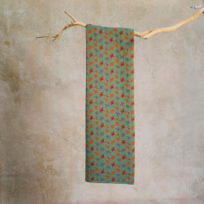 Ginkgo Leaf Cotton Jacquard Fabric - image 9