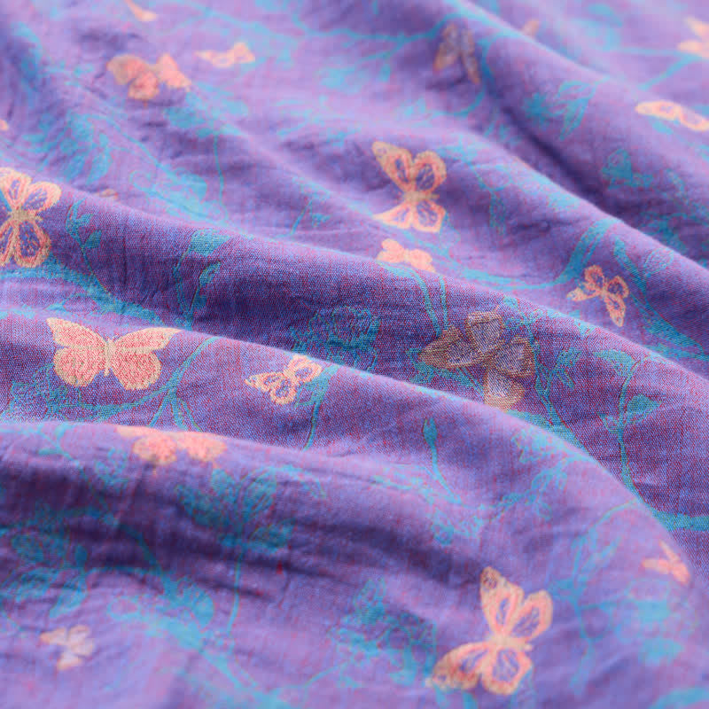 Butterfly Vine Cotton Jacquard Fabric - image 1