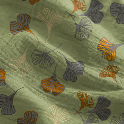 Ginkgo Leaf Tie Strap Lounge Midi Dress - image 39