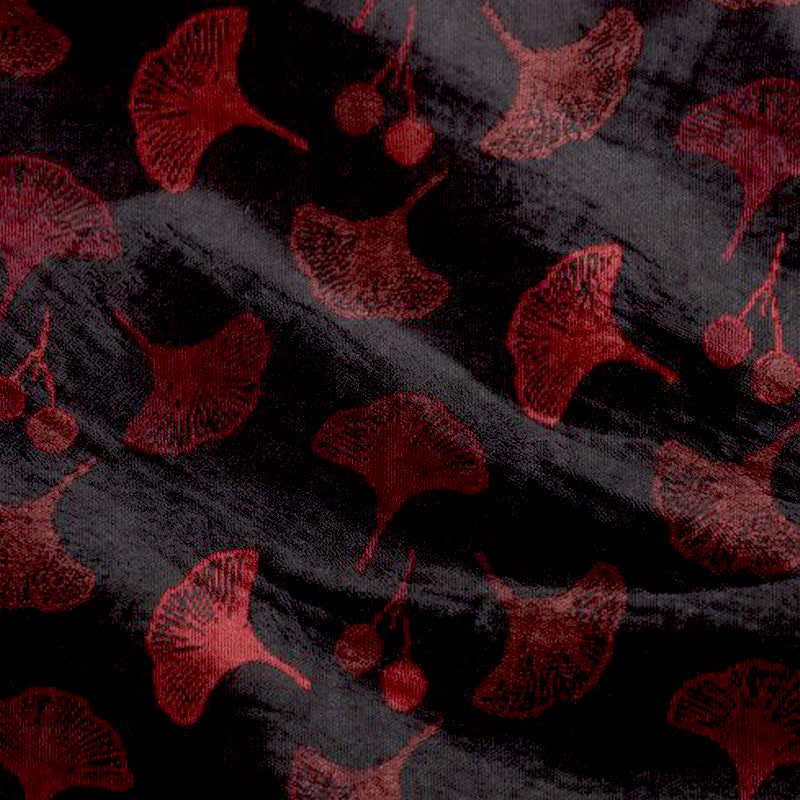 Ginkgo Floral Tie Strap Lounge Dress - image 34