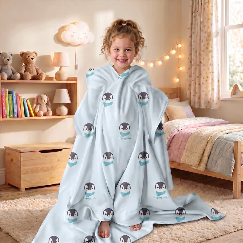Penguin Dream Cotton Gauze Baby Blanket - image 1