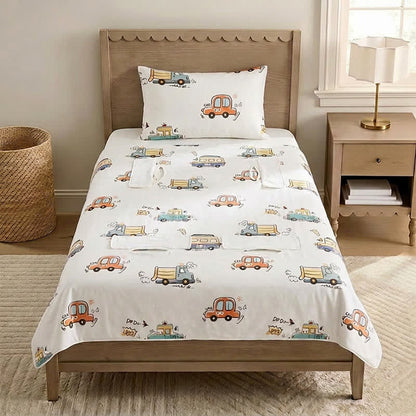 Bus Cotton Gauze Summer Baby Blanket - image 2