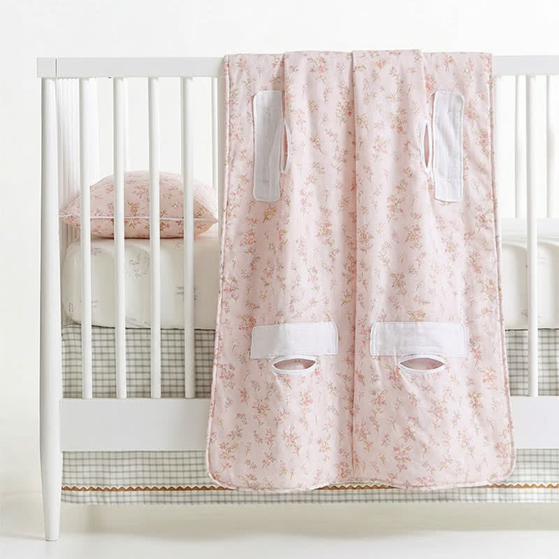 Sweet Floral Cotton Gauze Baby Blanket - image 4