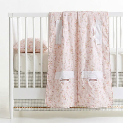 Sweet Floral Cotton Gauze Baby Blanket - image 4