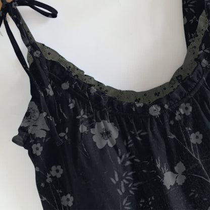 Vintage Floral Cami & Pants Pajama Set - image 1