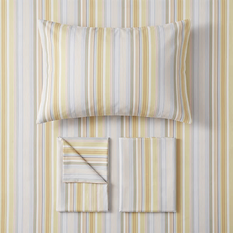 Pastel Stripe Twin XL Dorm Bedding Set - image 3